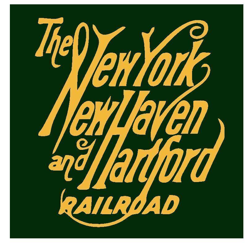 New York New Haven & Hartford Railroad Railway Train Sticker Decal R4650