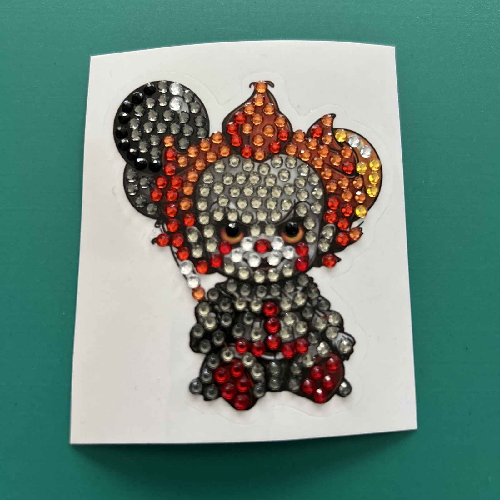 New! PENNYWISE Diamond Art STICKER Scary Clown Horror Chibi Scrapbooking IT