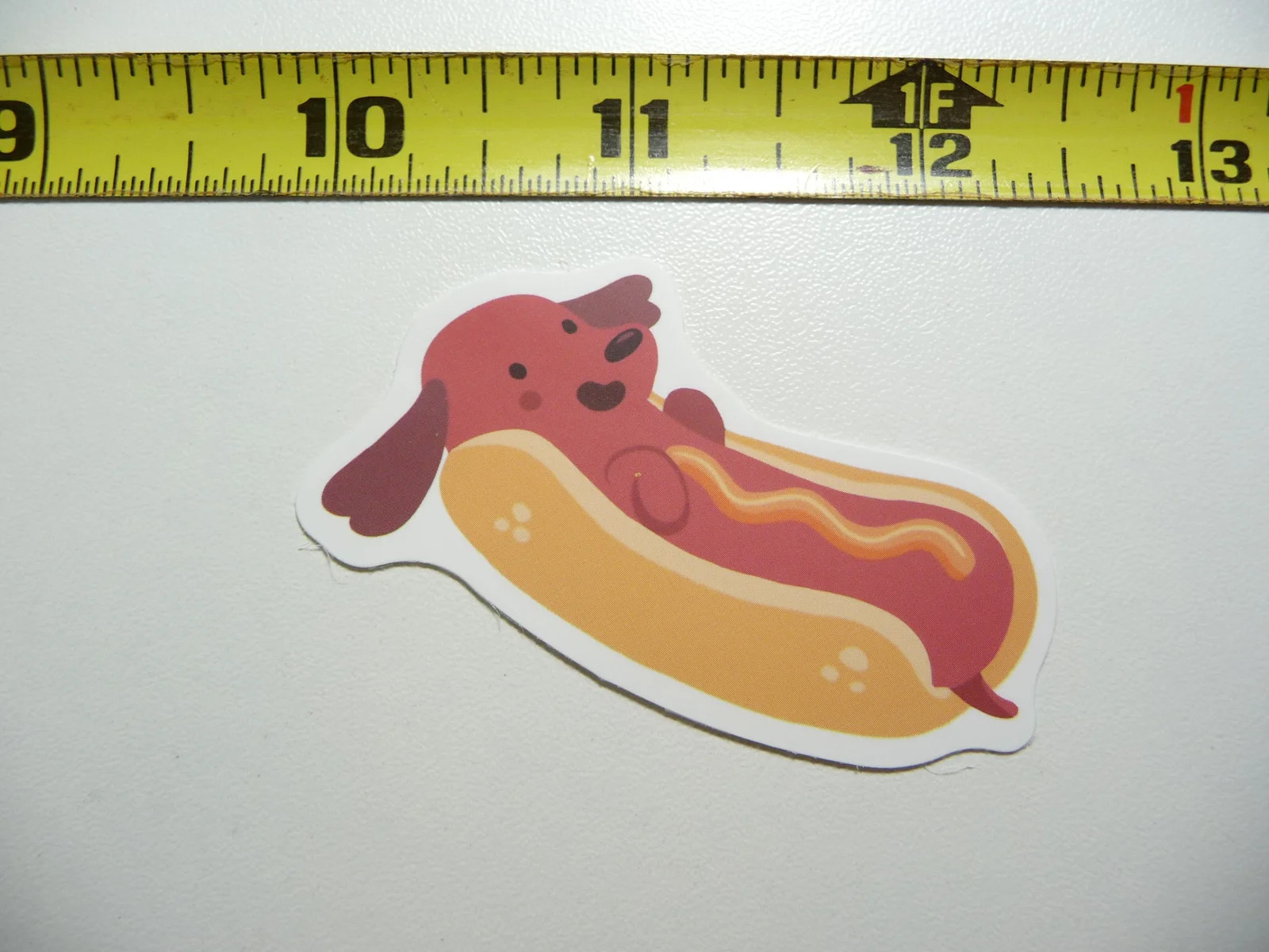 DACHSHUND PUPPY HOTDOG SMALL STICKER DECAL DOG PET DOXIE WIENER LOVE LOVER