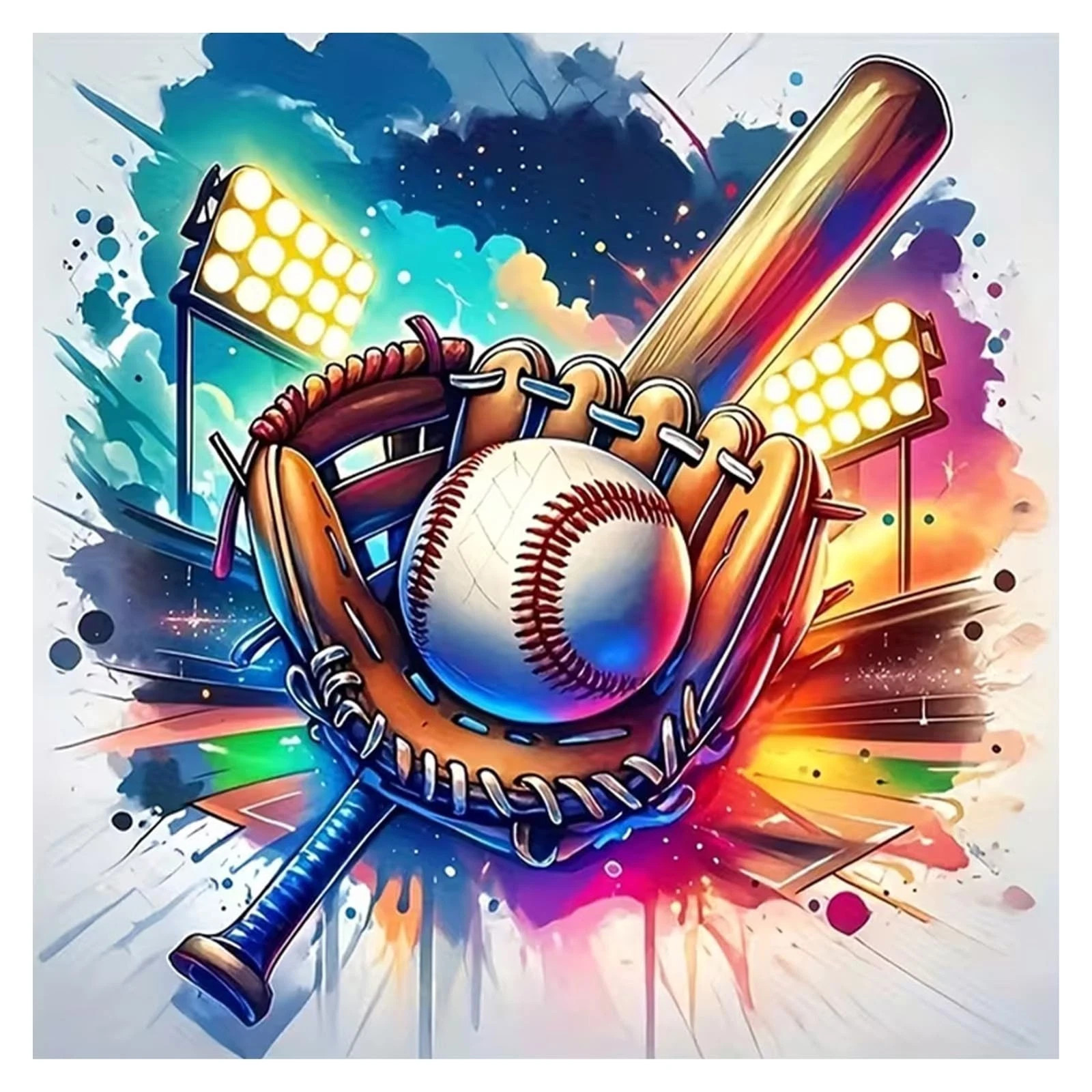 Baseball Sticker Decal Laptop Wall Mirror Cup Tumblr Locker Bin