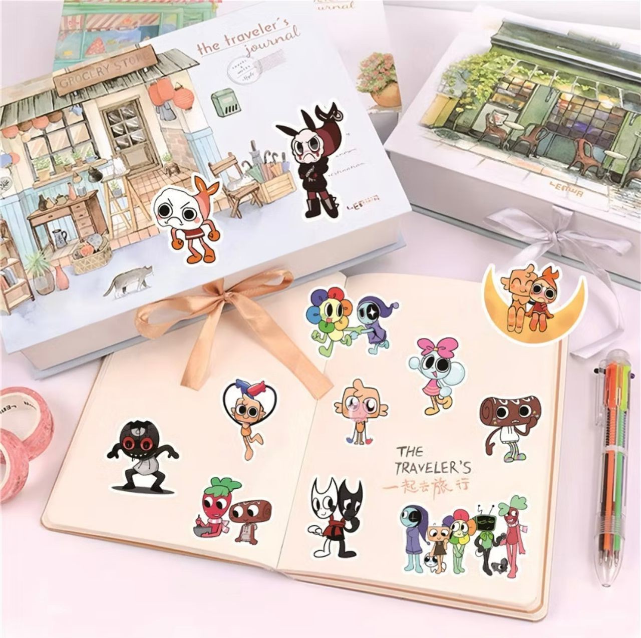 100PCS Dandy's World Cartoon Character Stickers DIY Fashion Doodle Decals Laptop