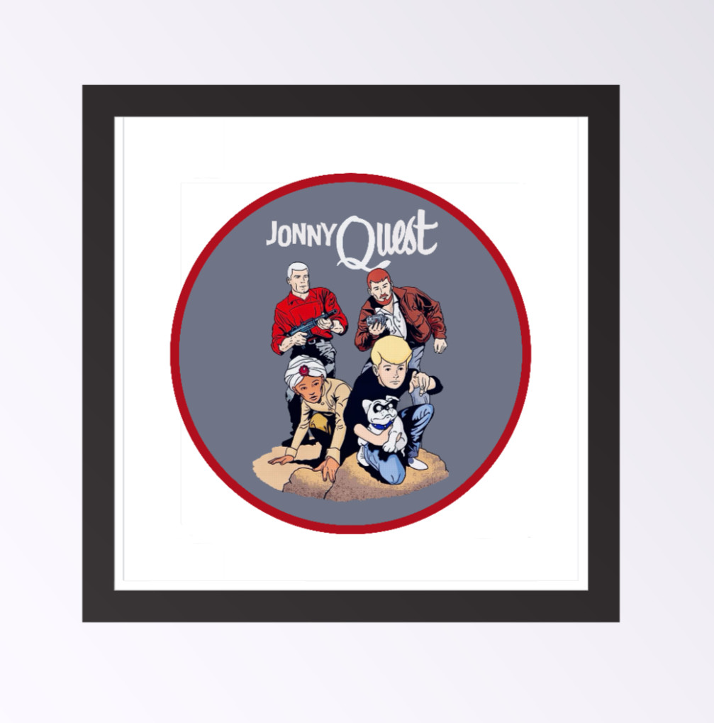 Cartoons – Jonny Quest – 4" Vinyl Decal Car Trailer Laptop Cooler Truck Tumbler