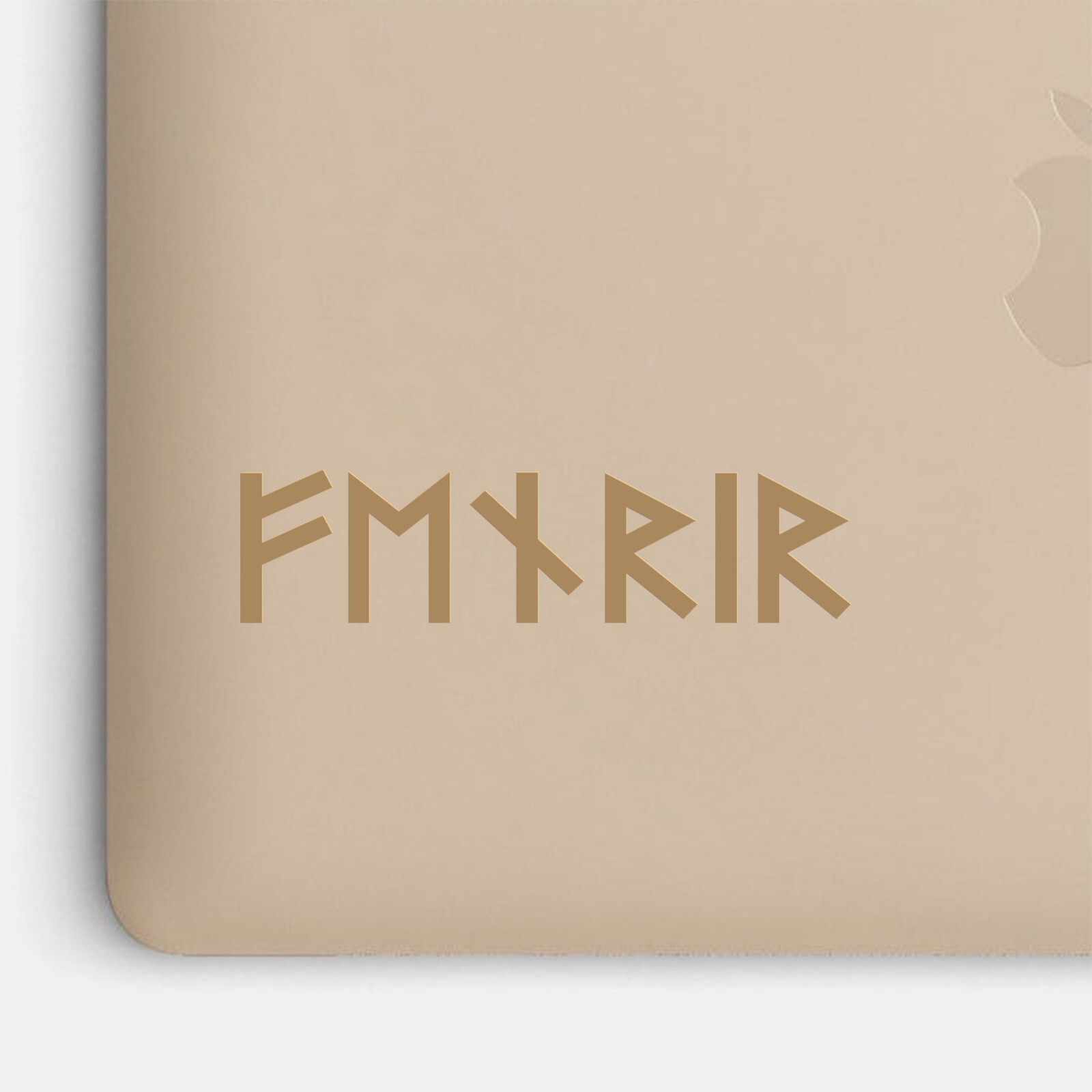 Fenrir in Futhark Vinyl Decal – Elder Viking Norse Wolf – Die Cut Sticker