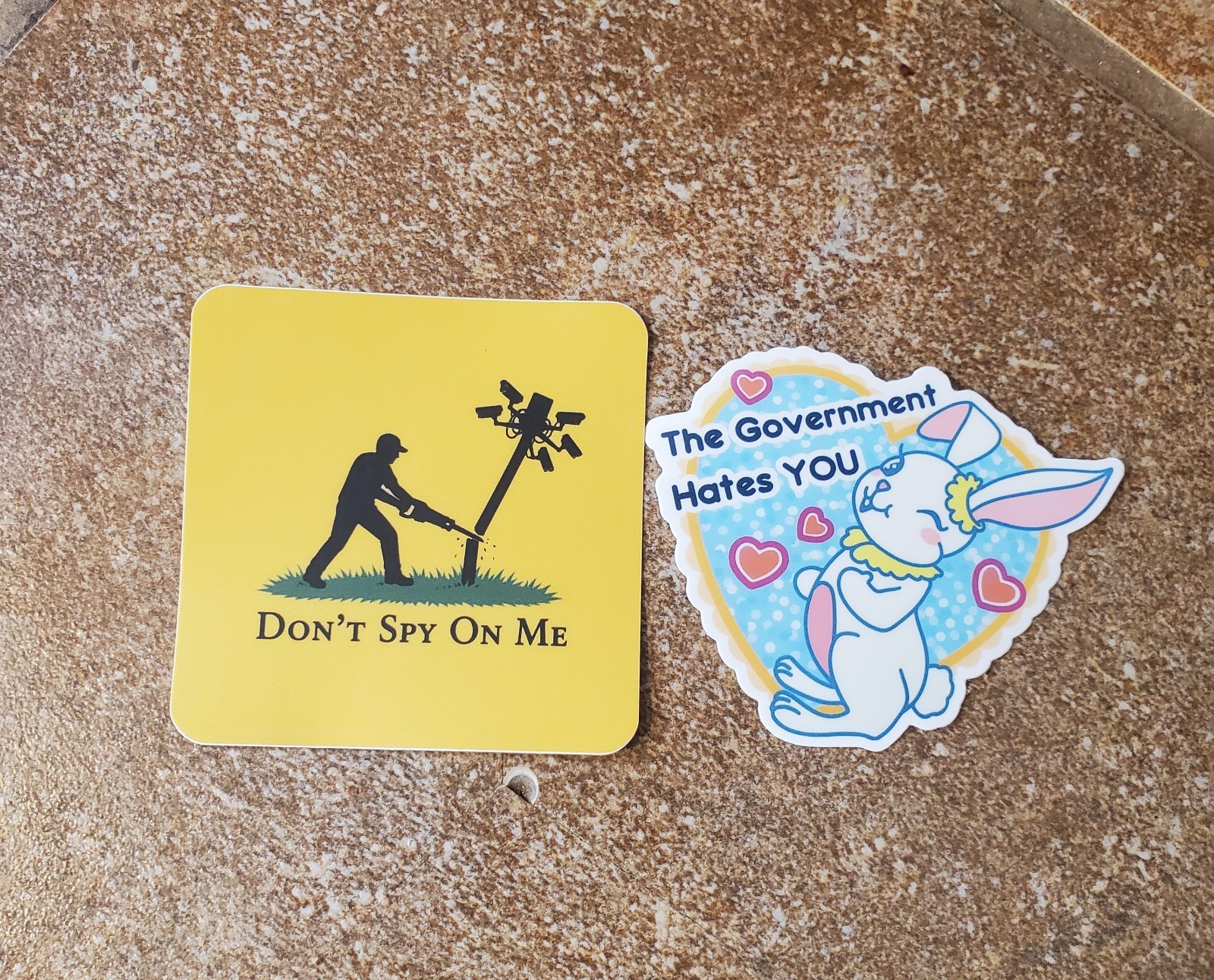 Anti-Flock Camera Stickers *5* YEAR WARRANTY Don't Spy On Me