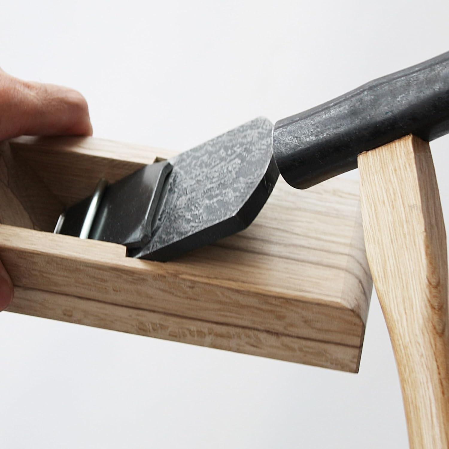 Professional Japanese 50mm Smoothing Plane – Eco Oak Body for Wood Finishing