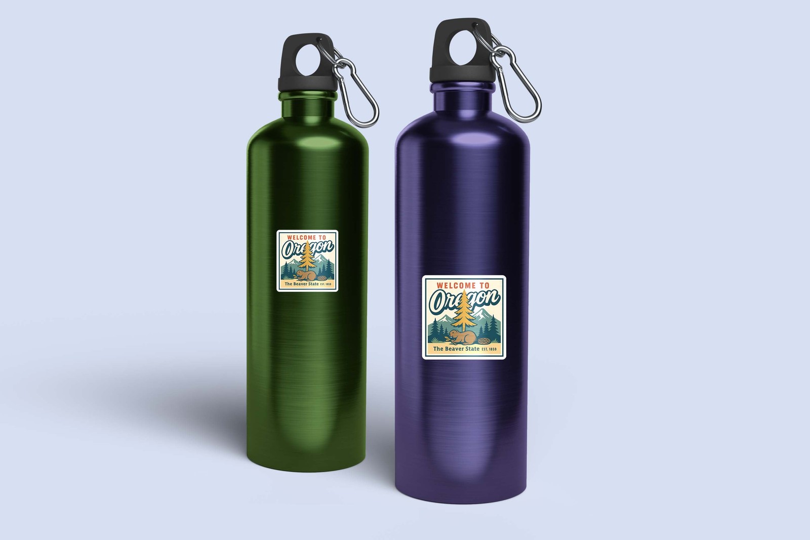 Welcome to Oregon Vinyl Sticker – Vintage State Travel Decal