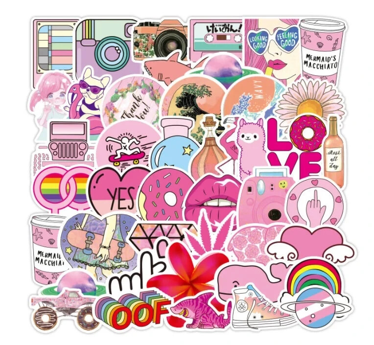 Mystery Vinyl Sticker/Decal: Matte sticker pack VSCO#1, US seller