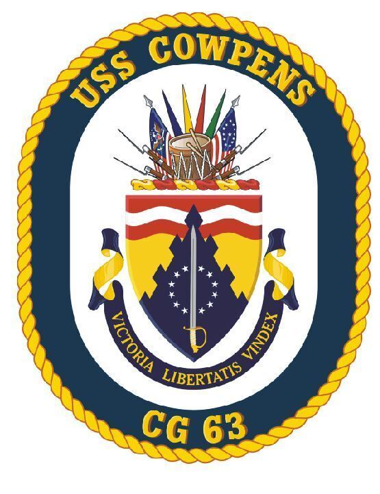 USS Cowpens Sticker Decal M167
