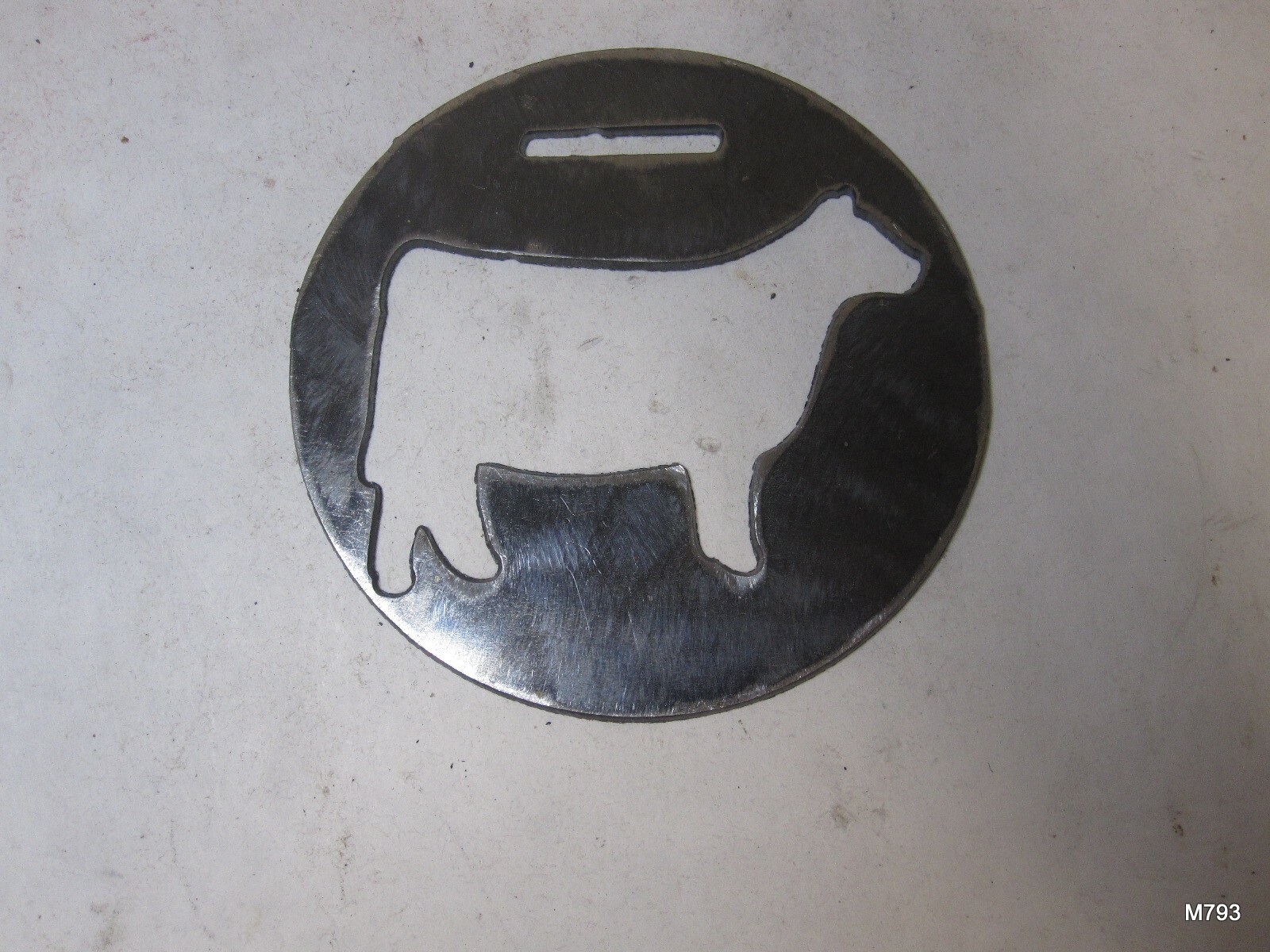 Cow stencil metal stencil 4 – 11/16" inch wood working general purpose stencil