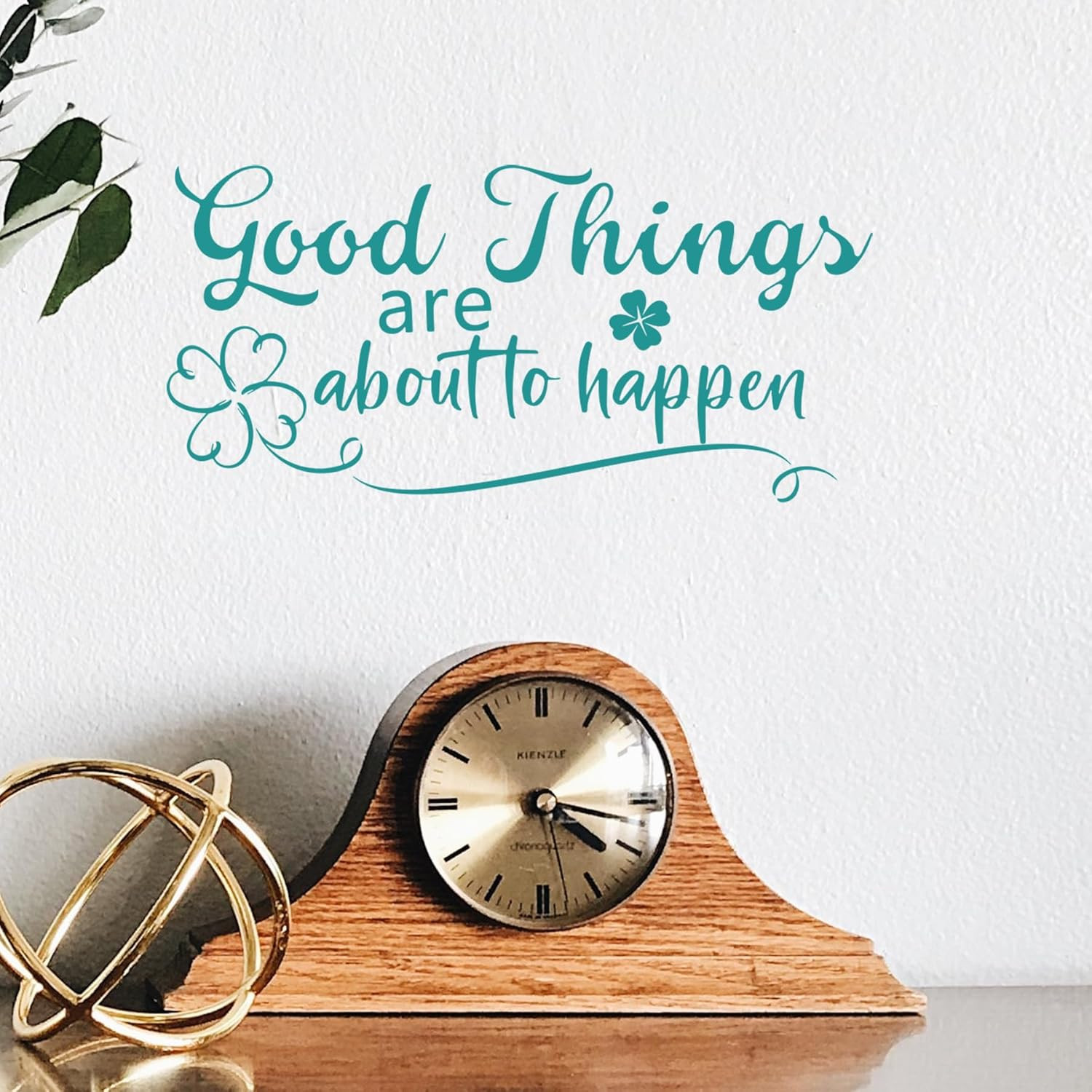 Turquoise Inspirational Wall Decals Motivational Quotes Stickers Teal Wall Decor