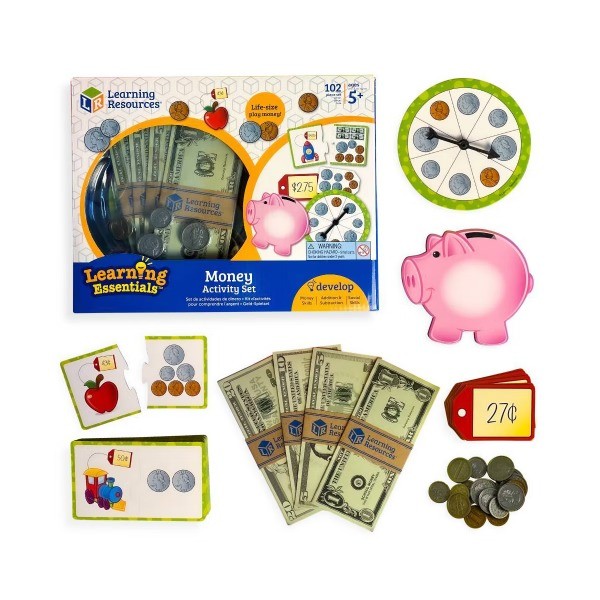 Money Activity Set – 102pc, Play Money for Kids