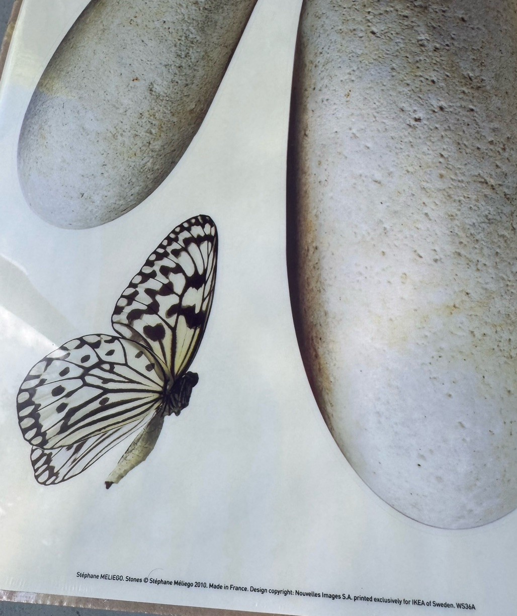 IKEA Slätthult wall stickers designed by Stephane de Bourgies, featuring stones