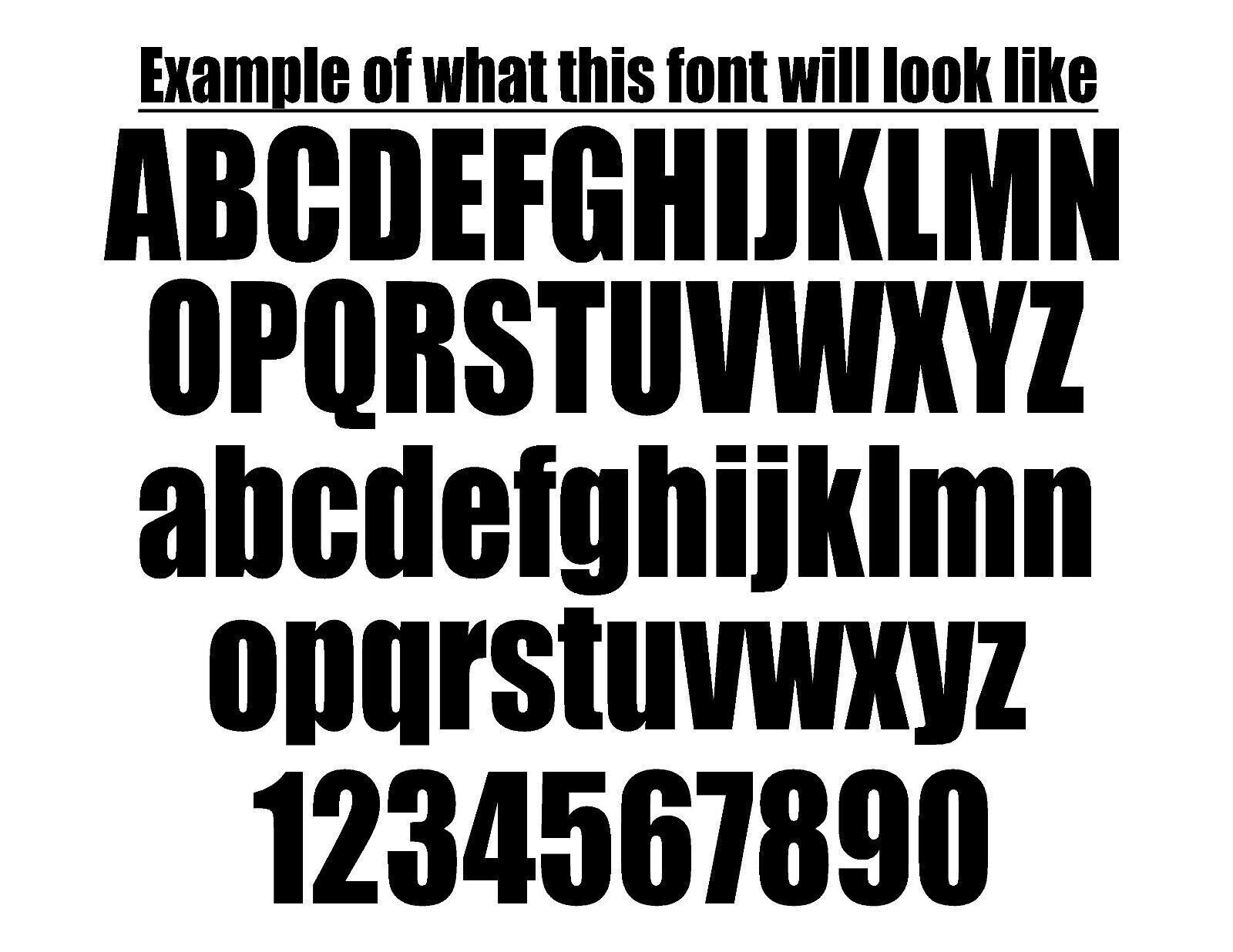 YOUR TEXT Vinyl Decal Sticker Car Window Bumper CUSTOM Personalized Lettering