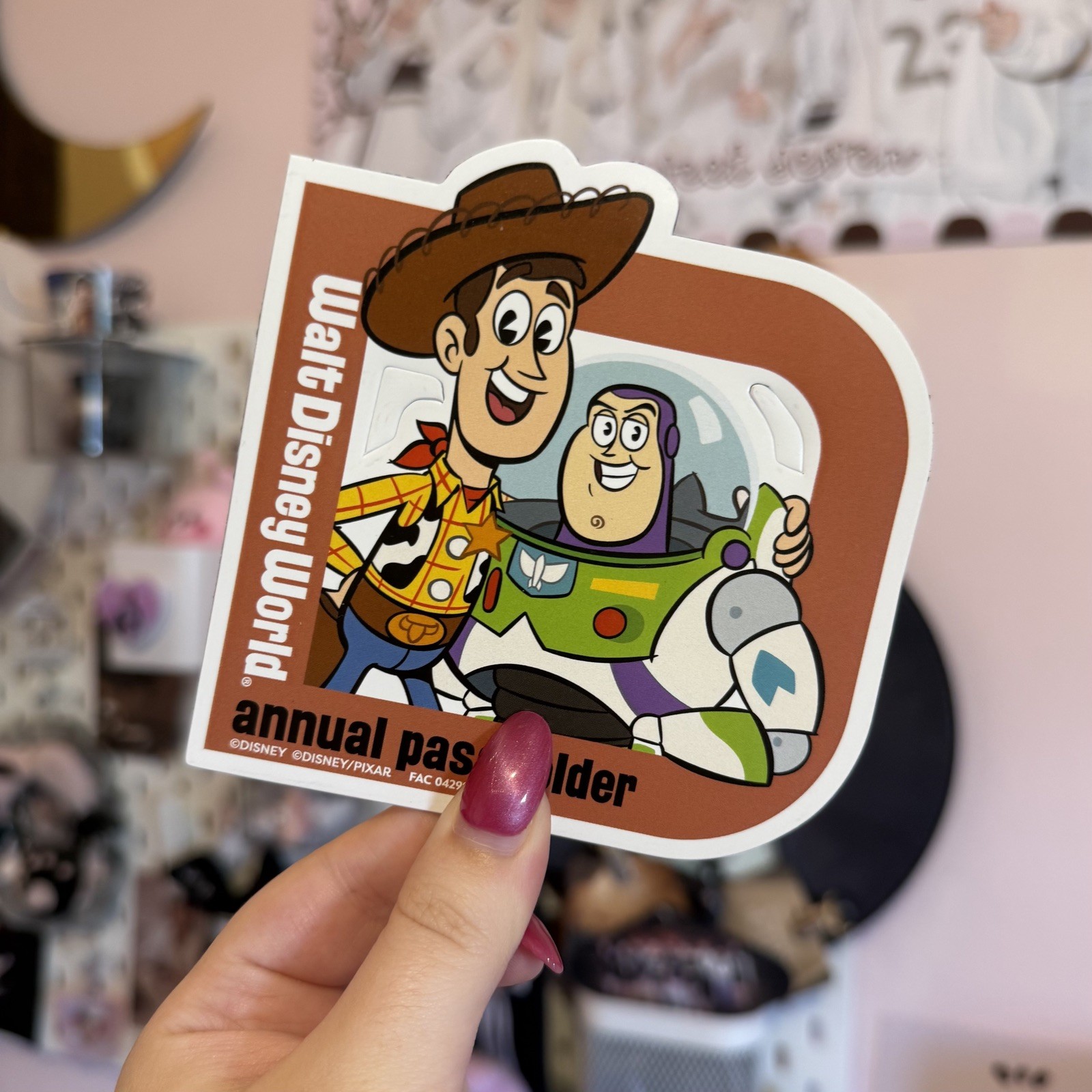 Disney 2026 WDW AP Passholder Magnet Woody and Buzz Lightyear Toy Story GENIUNE