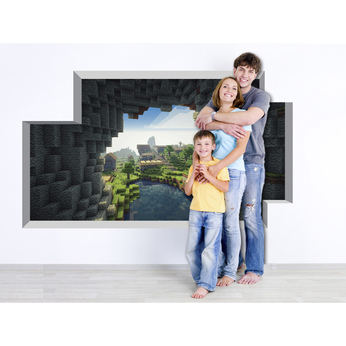 Extra Wide Mine Themed Mural – The Cave Entrance 72" wide x 42" tall