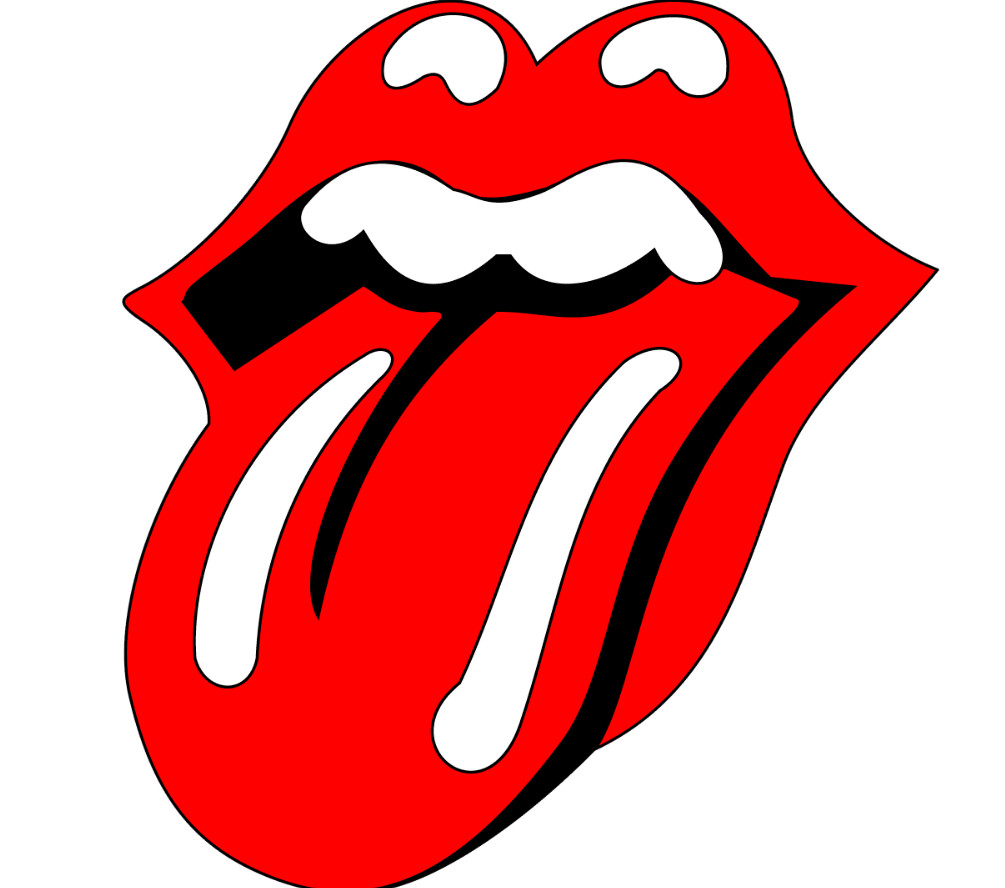 Rolling stones sticker logo skate cell laptop bumper vinyl decal retro