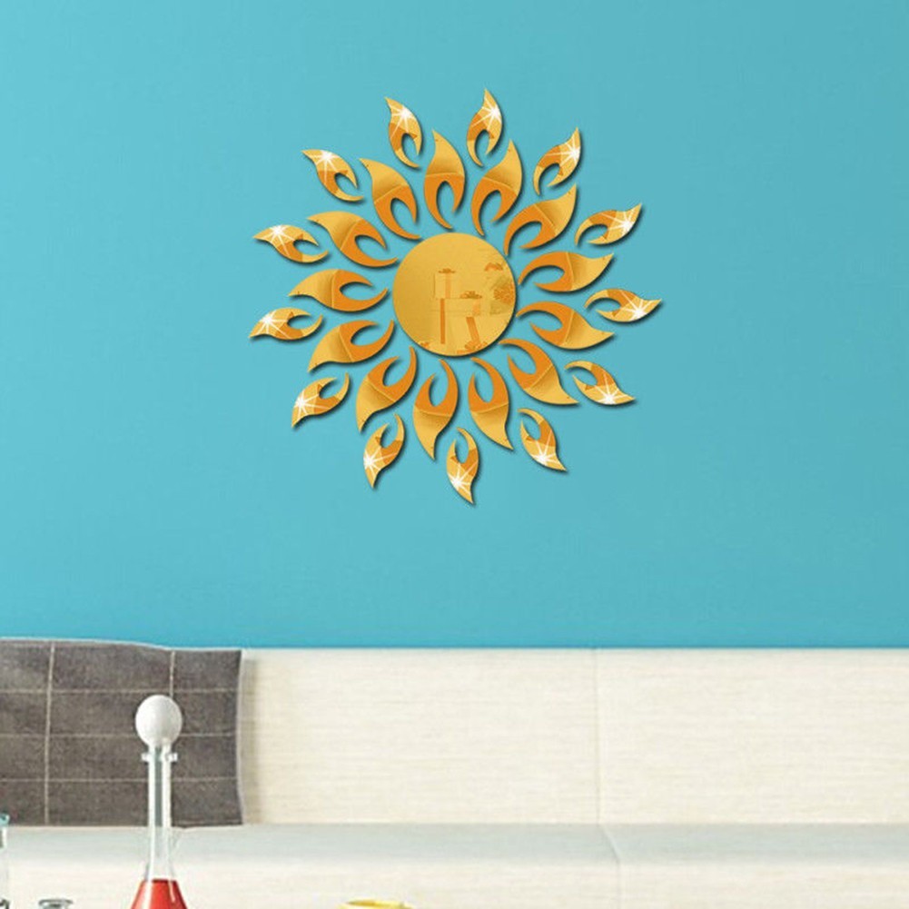 Mirror Easy To Apply And Remove Multiple S Mural Decal Visual Interest
