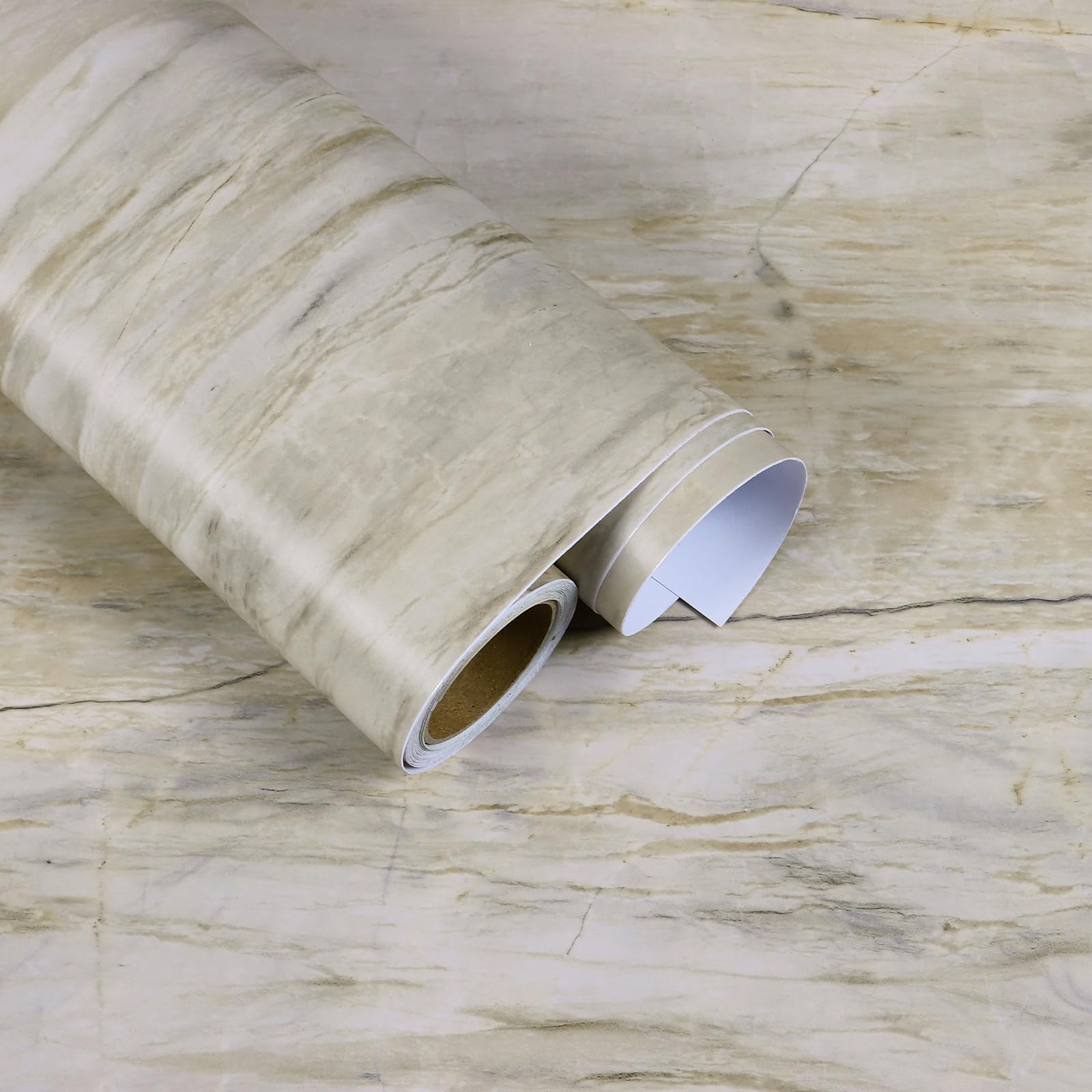 Thick Wood Grain Contact Paper Peel and Stick Wallpaper 15.7"x118" Self Adhes…