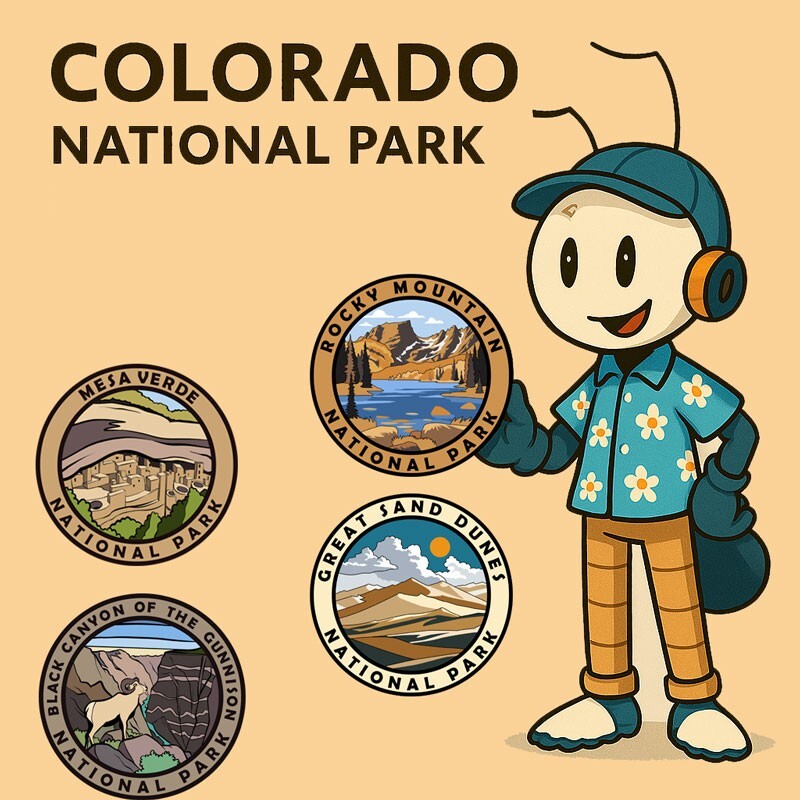 Mammoth Cave National Park Sticker Set – 2-Pack Vinyl Stickers (2" + 1")