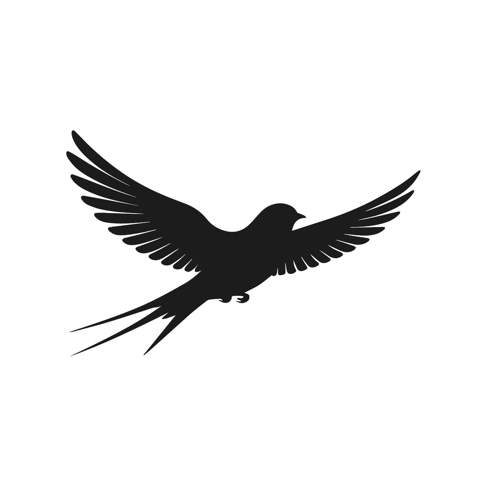 Swallow Flying Wildlife Bird Vinyl Decal Window Wild birds life Laptop Sticker