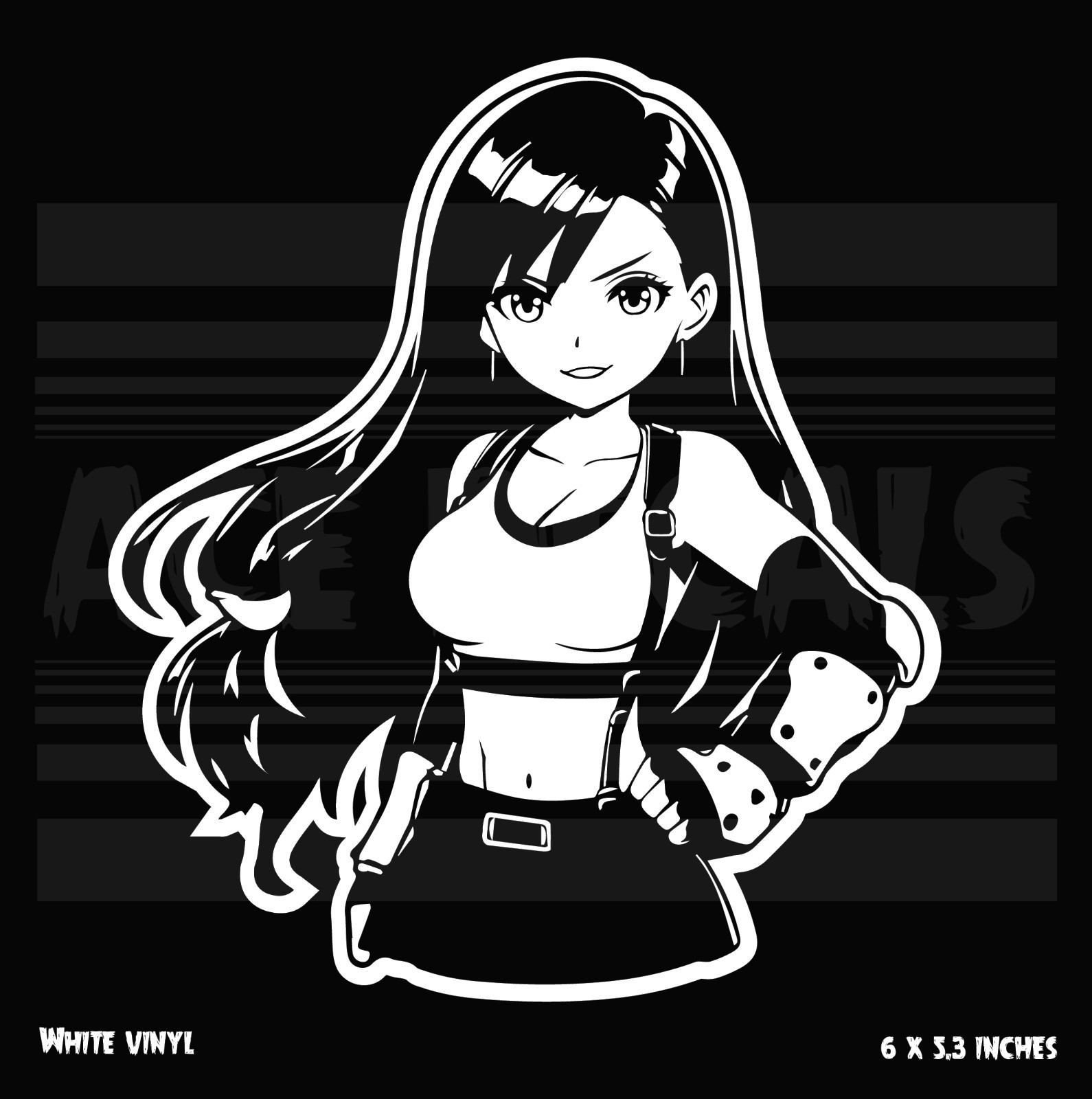 Final Fantasy 7 – Tifa – FF7 – decal sticker