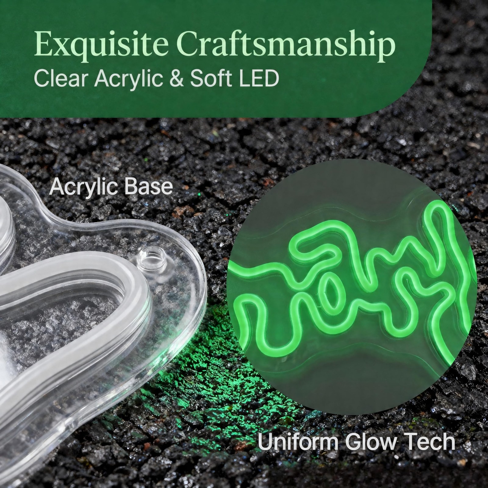 Gnarly Neon Sign, Green LED Wall Art, 16.5×7 Inch, USB Powered, Graffiti Font…