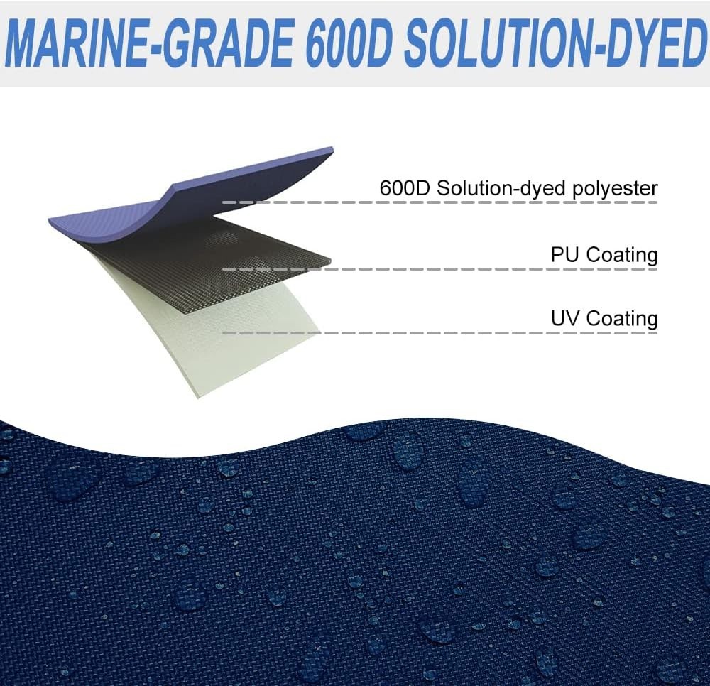 600D Fade and Crack Resistant Trailerable Full Outboard Motor Cover… Fast Ship