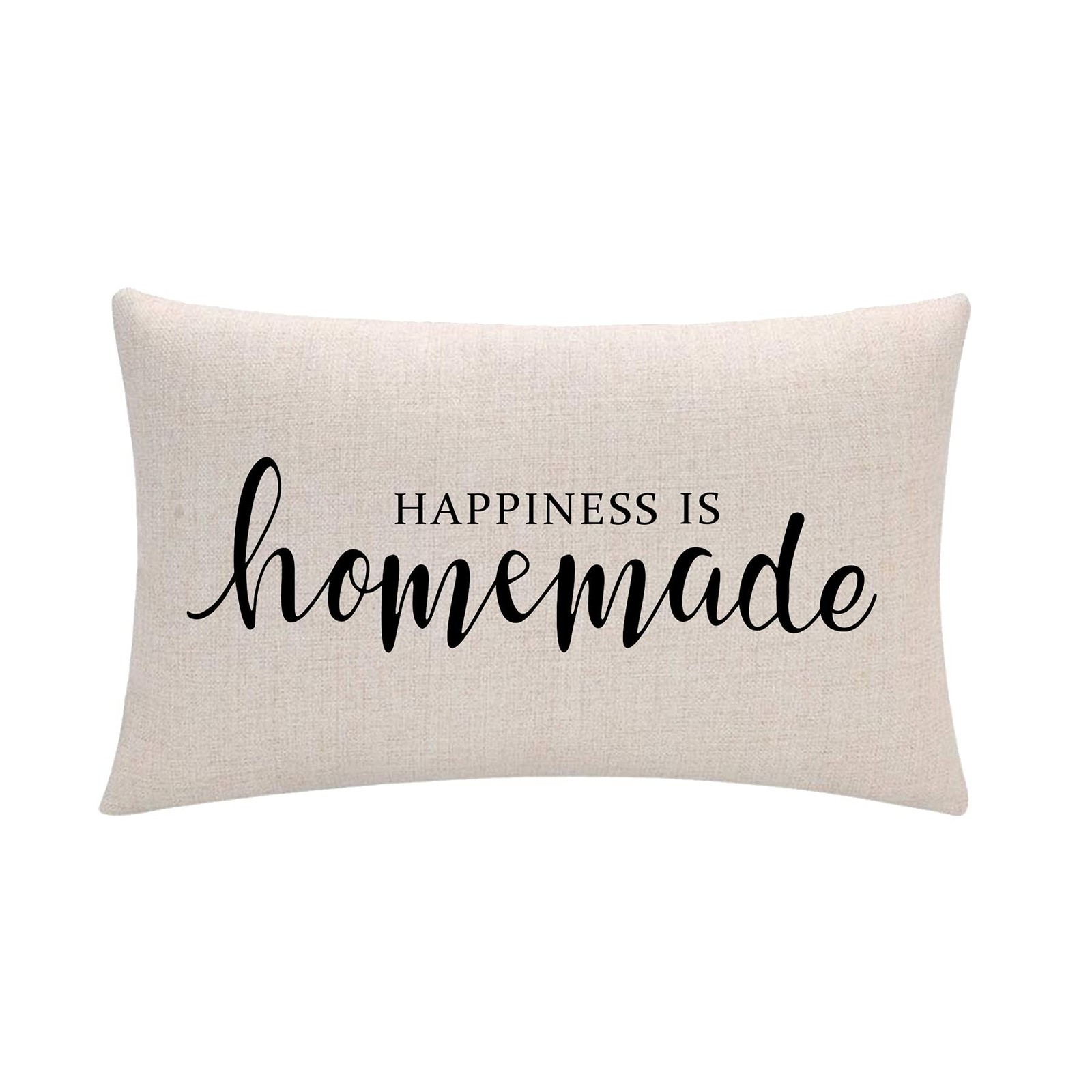 ULOVE LOVE YOURSELF Set of 2 Home Quotes Lumber Decorative Pillowcases Farmho…