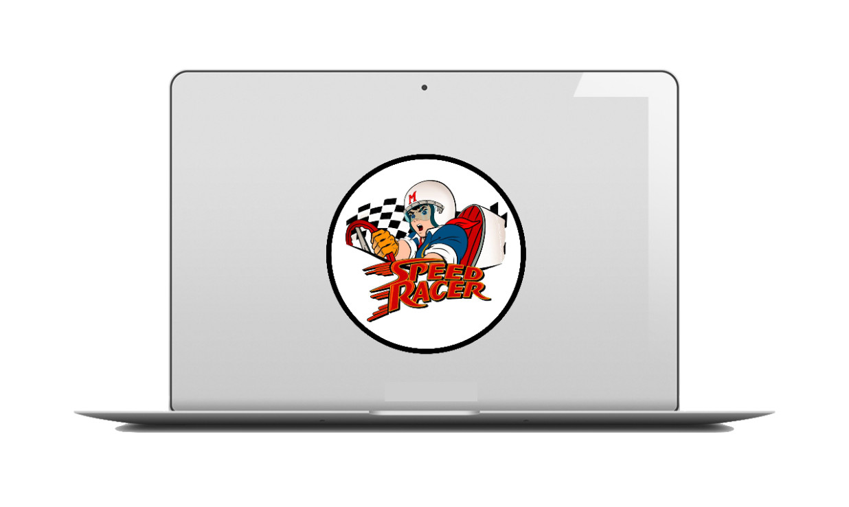 Speed Racer – 4" Vinyl Decal Car Truck Window Laptop Cooler Trailer Smoker 25