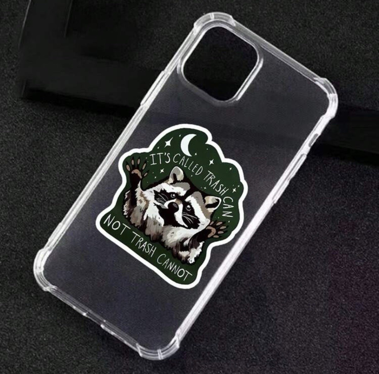 Sticker – Raccoon Trash Can Not Cannot, Kawaii Motivational 3”