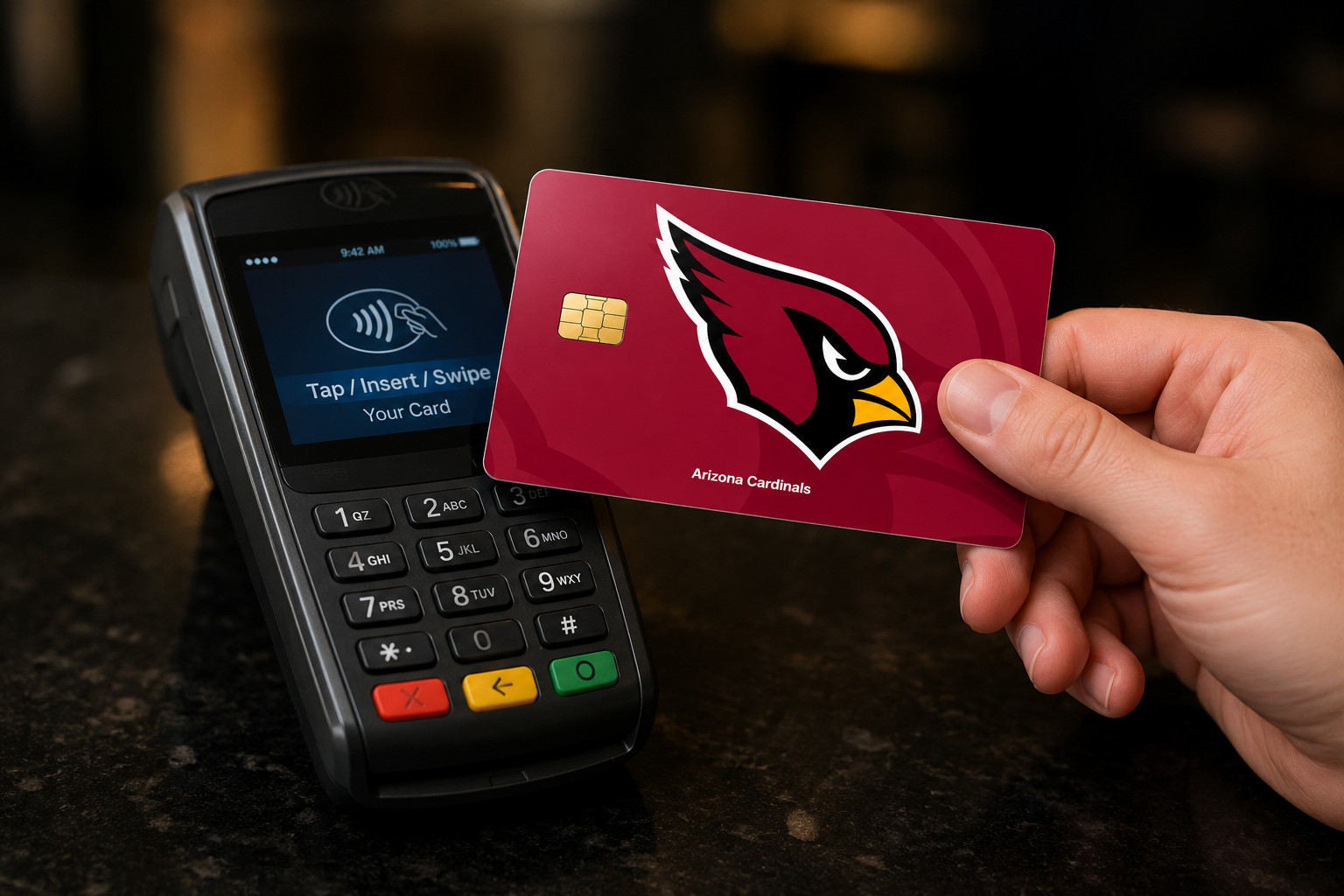 Arizona Cardinals NFL Credit Debit Card Skin