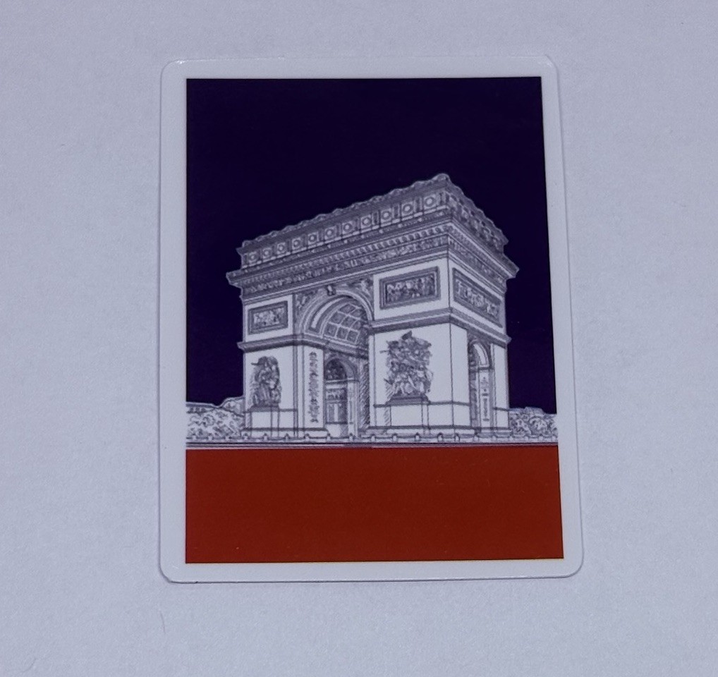 Arc De Triomphe Sticker France Travel City Tour Art Decal Vinyl Souvenir Tc9