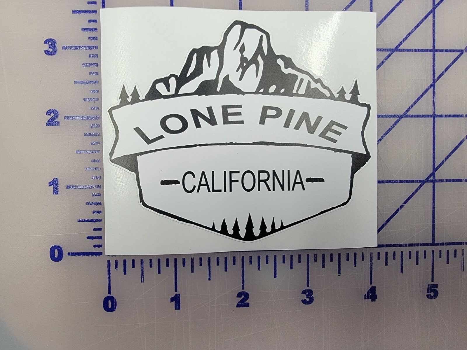US Route 395 LONE PINE California Sticker Decal R1036 Highway Sign Road Sign clr