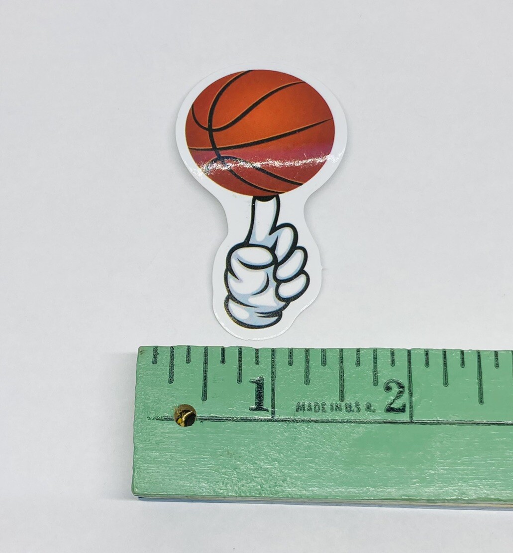 Basketball Finger Spin Sticker Sport Art Cool Trick Decal Vinyl Souvenirs Tc6