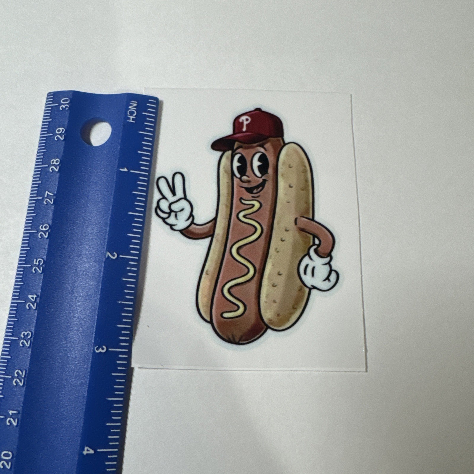 Phillies Hotdog Vinyl Sticker Decal