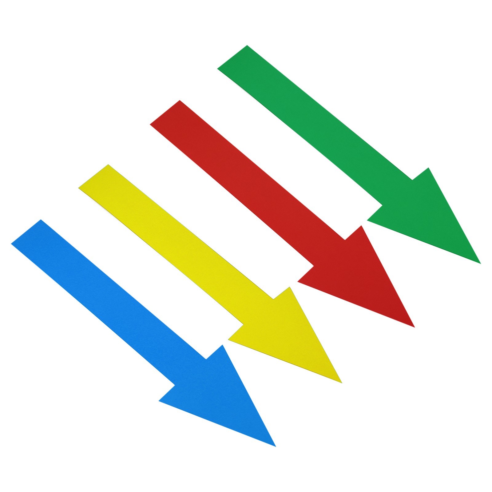 40Pcs Directional Arrow Sticker Adhesive Floor Decal Sign Red/Green/Blue/Yellow