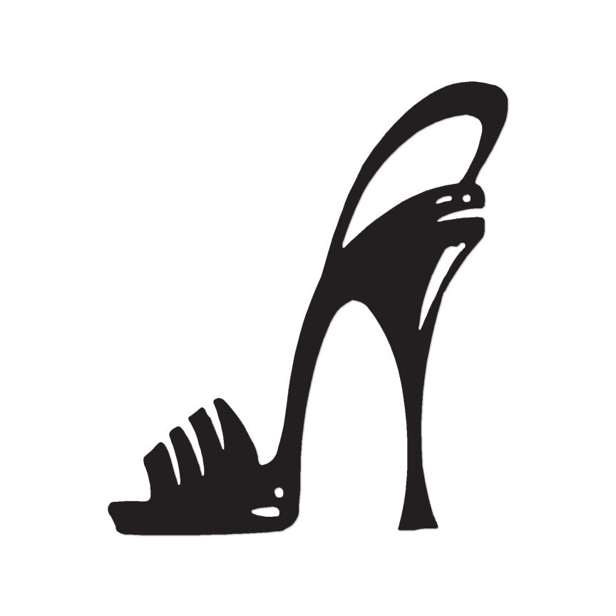 High Heel Stiletto – Vinyl Decal Sticker – Multiple Color & Sizes – ebn1146