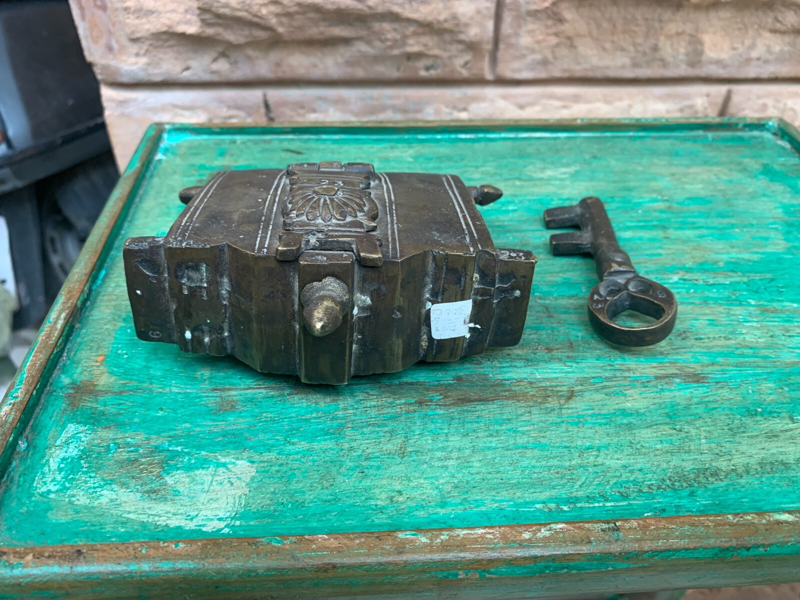 Brass Old Lock/Beautiful Hand Carved Door Lock/Safety Doors And Locks Brass Hard