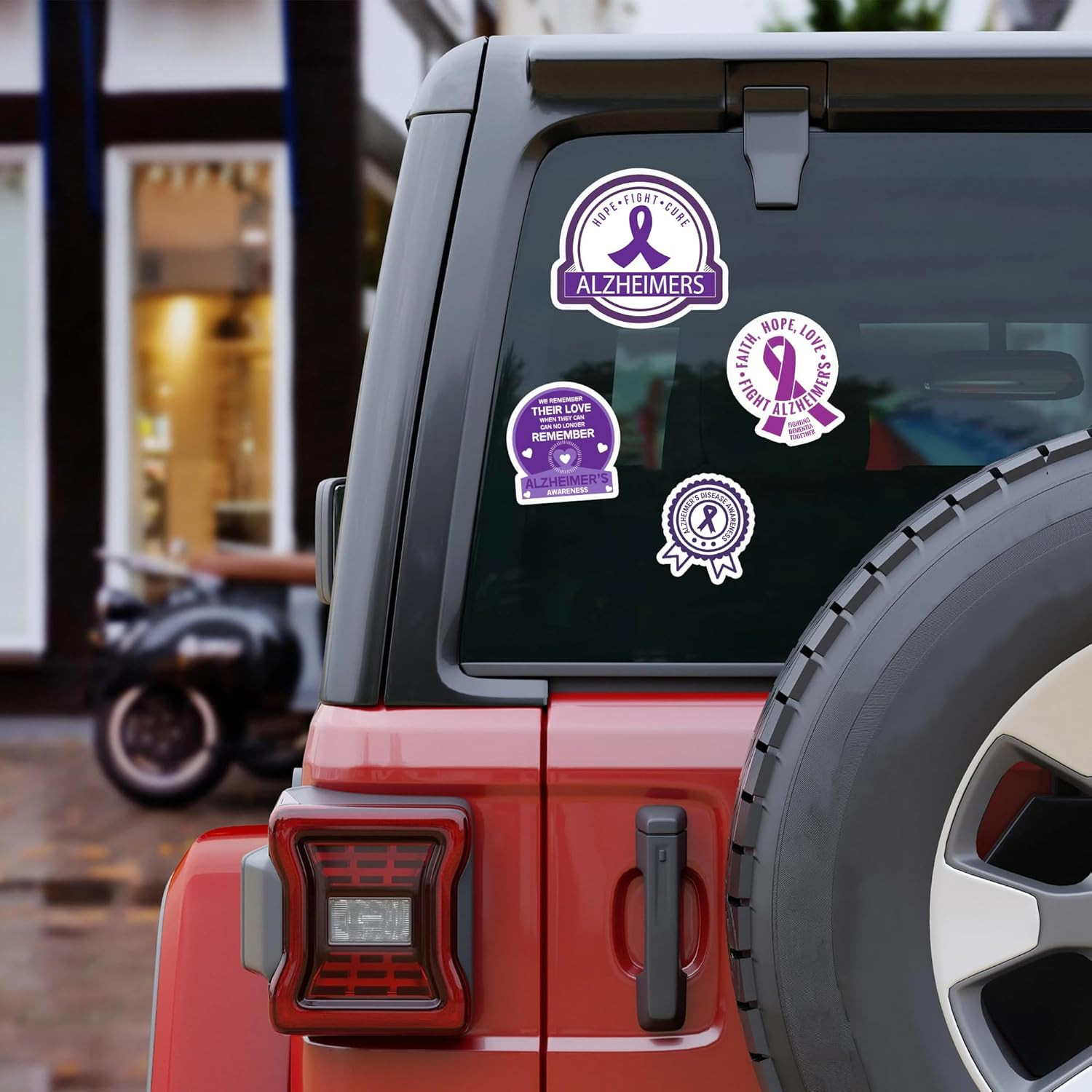 50 PCS Alzheimers Sticker Inspirational Vinyl Decals Waterproof Accessories Deco