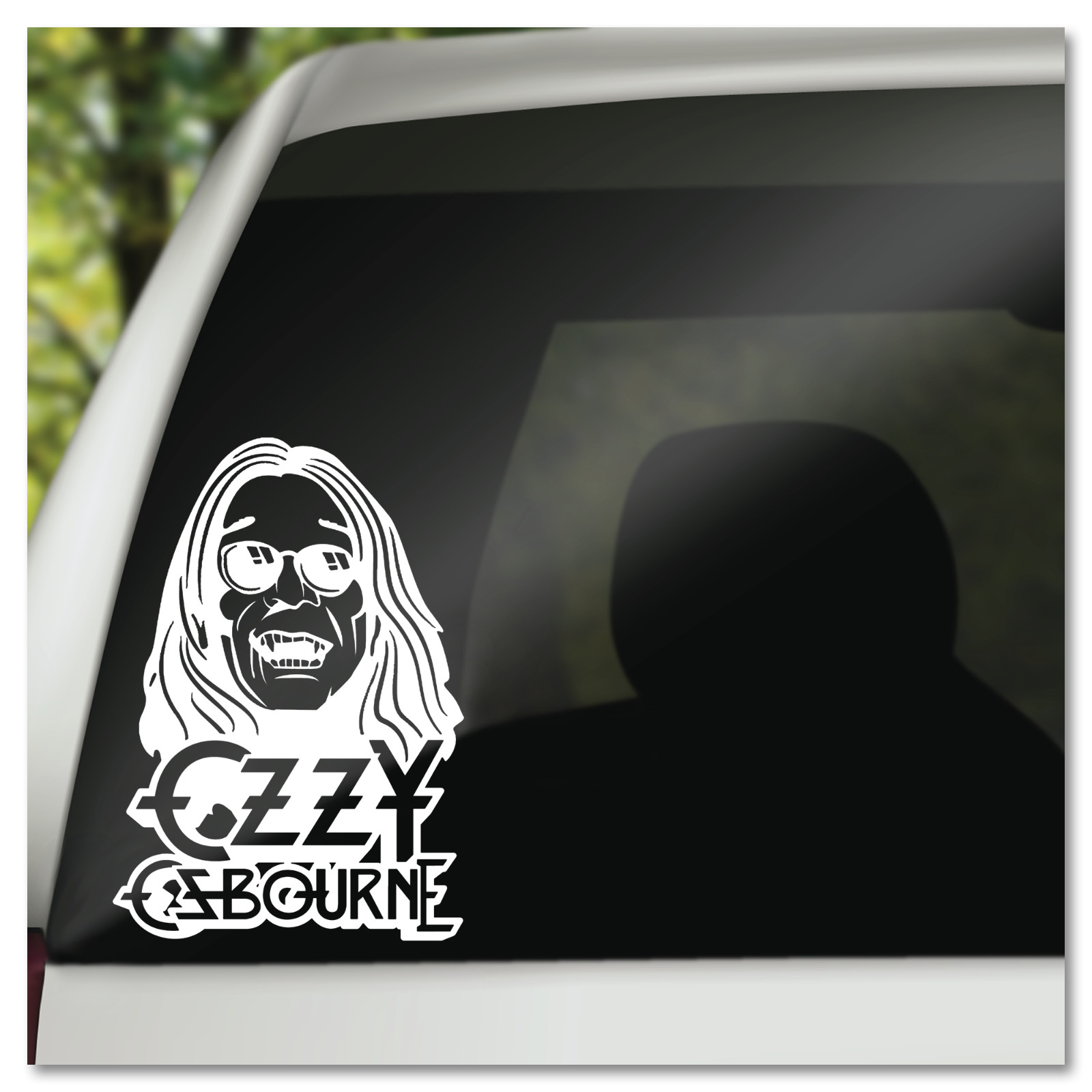 6" Ozzy Osbourne Name & Face Vinyl Decal Sticker