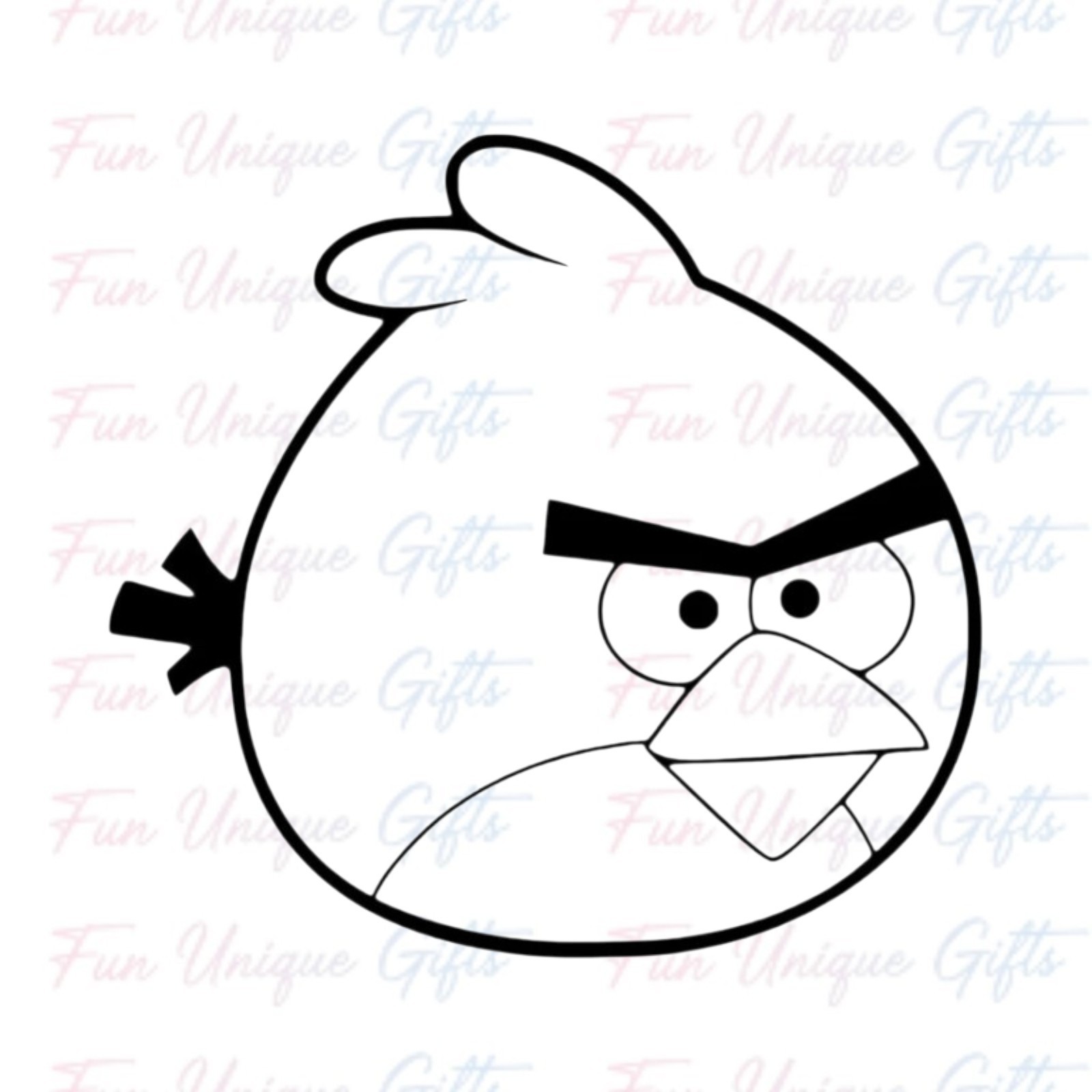 Angry Bird Vinyl Decal Sticker -Multiple Colors & Sizes- SHIPS FREE!