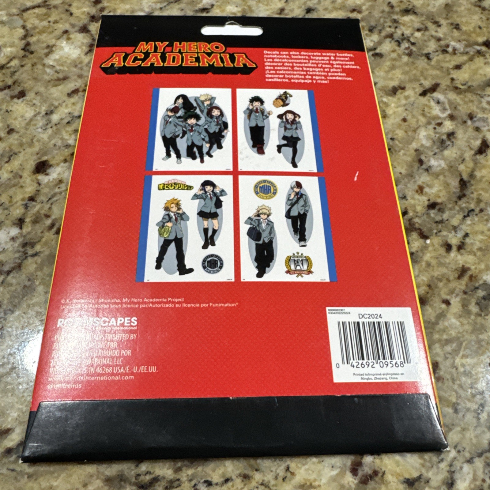 MY HERO ACADEMIA Roomscapes Device Decals by Trends International New Sealed
