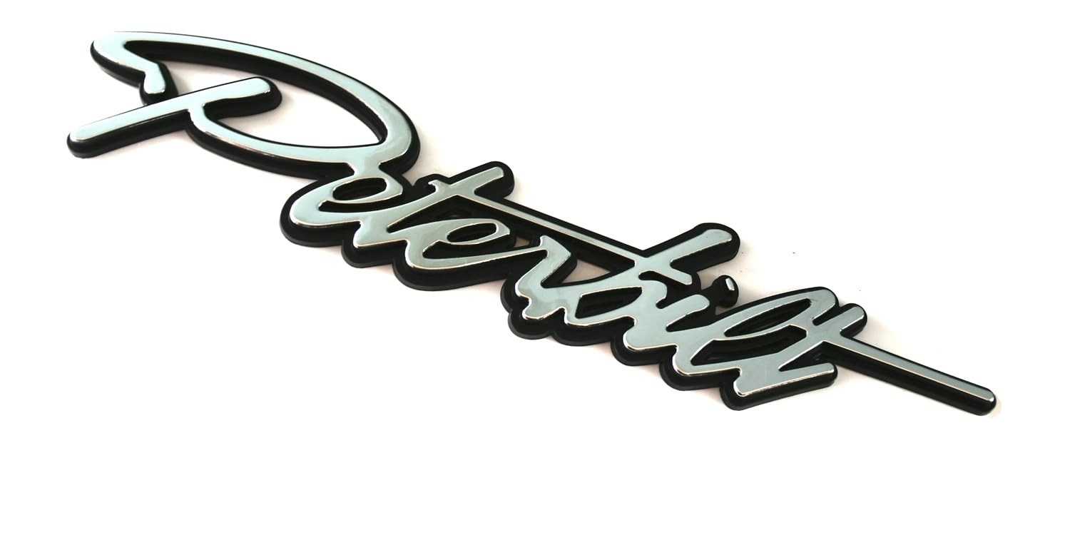 1pc New Custom Logo Name Emblem Plate for Peterbilt Side Front of Hood Access…