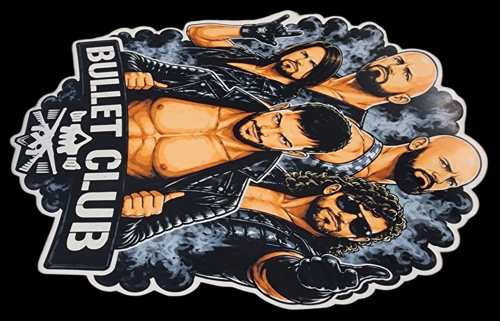 Male Wrestler Waterproof Car Decal Laptop Vinyl Sticker Large
