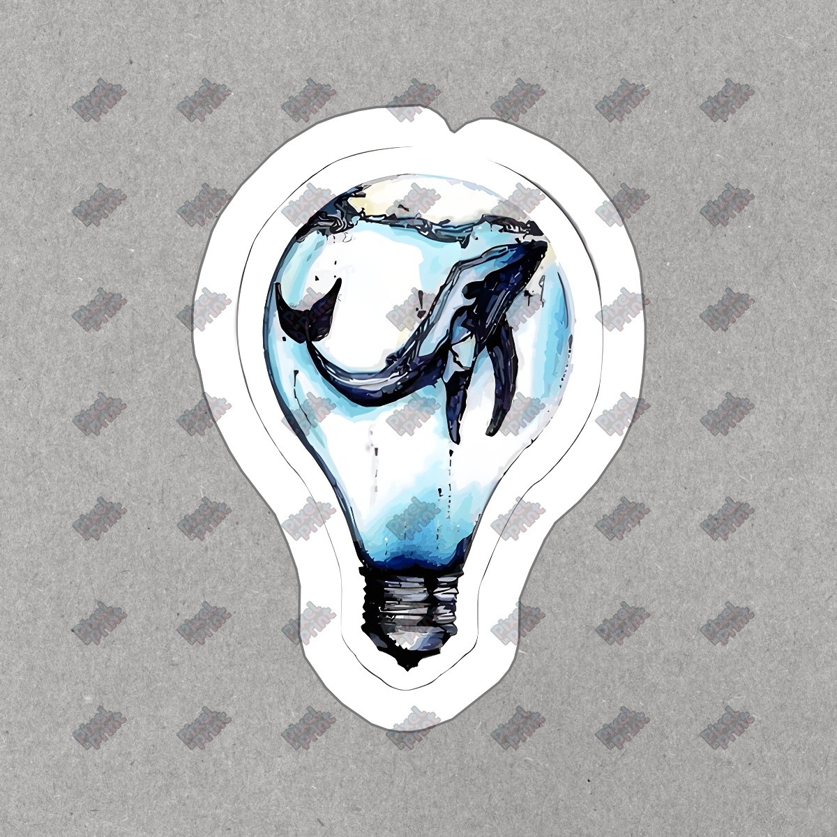 Creative Light Bulb Vinyl Sticker Decal Unique Art for Home Decor, #142009