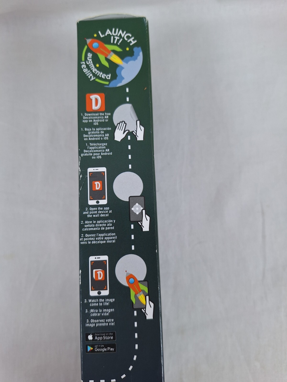 Marvel Incredible Hulk Wall Decal with 3D Augmented Reality Interaction