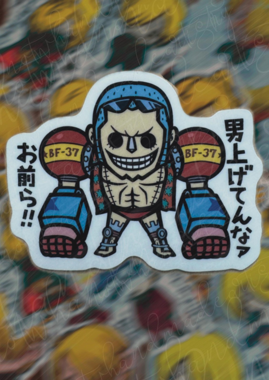 One Piece Frankie Weatherproof Stickers
