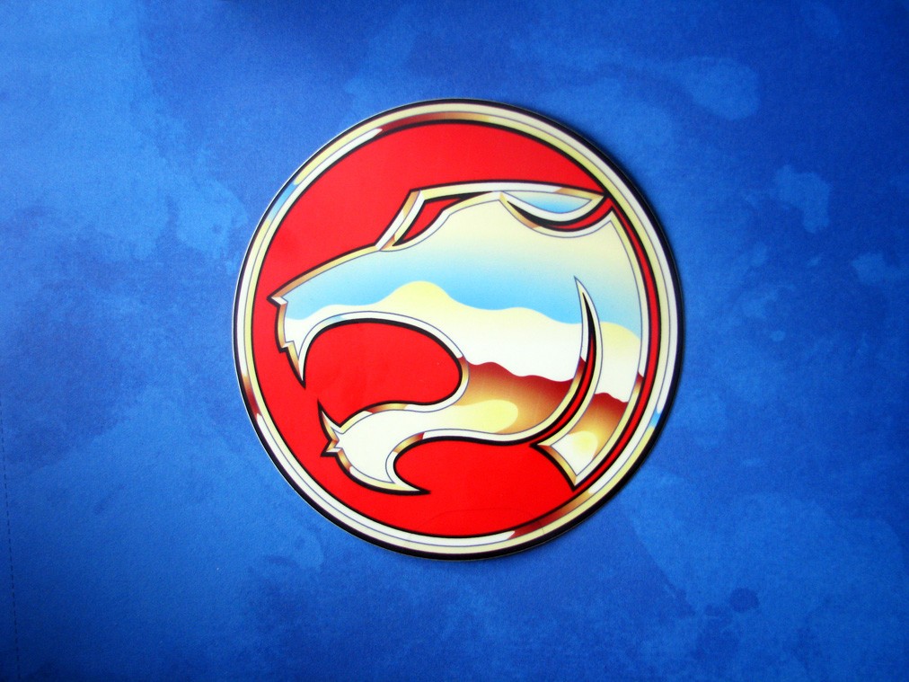 Big ThunderCats Logo Sticker 5" Vinyl Decal Lion Cat 80s Cartoon Symbol
