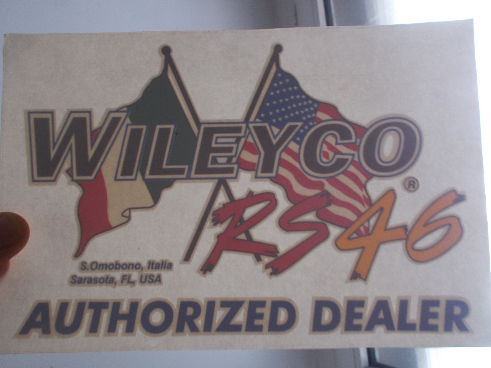 Sticker Jar Exhaust Wileyco Rs 18 1/8-9 1/8in On 5 7/8in