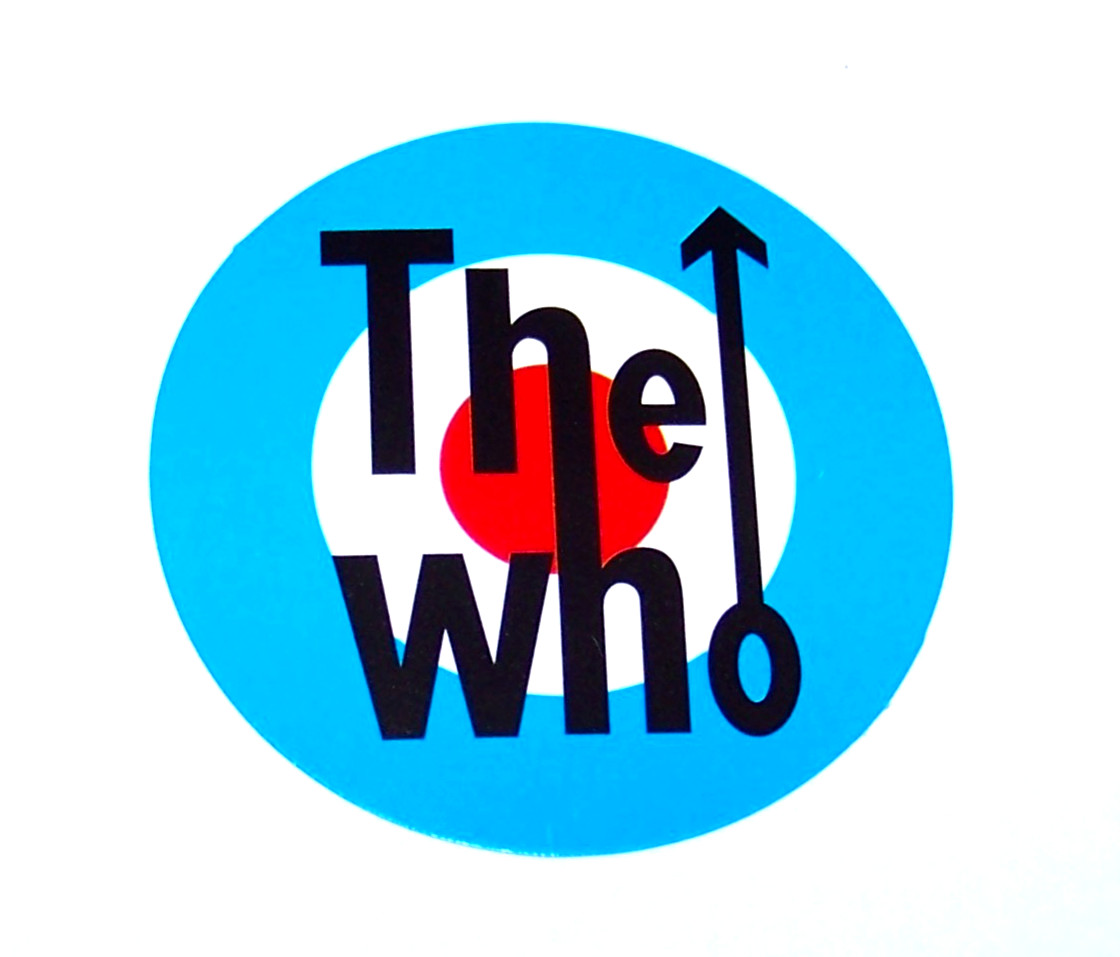 THE WHO – Logo Die Cut Sticker Decal Music Band Rock The Who